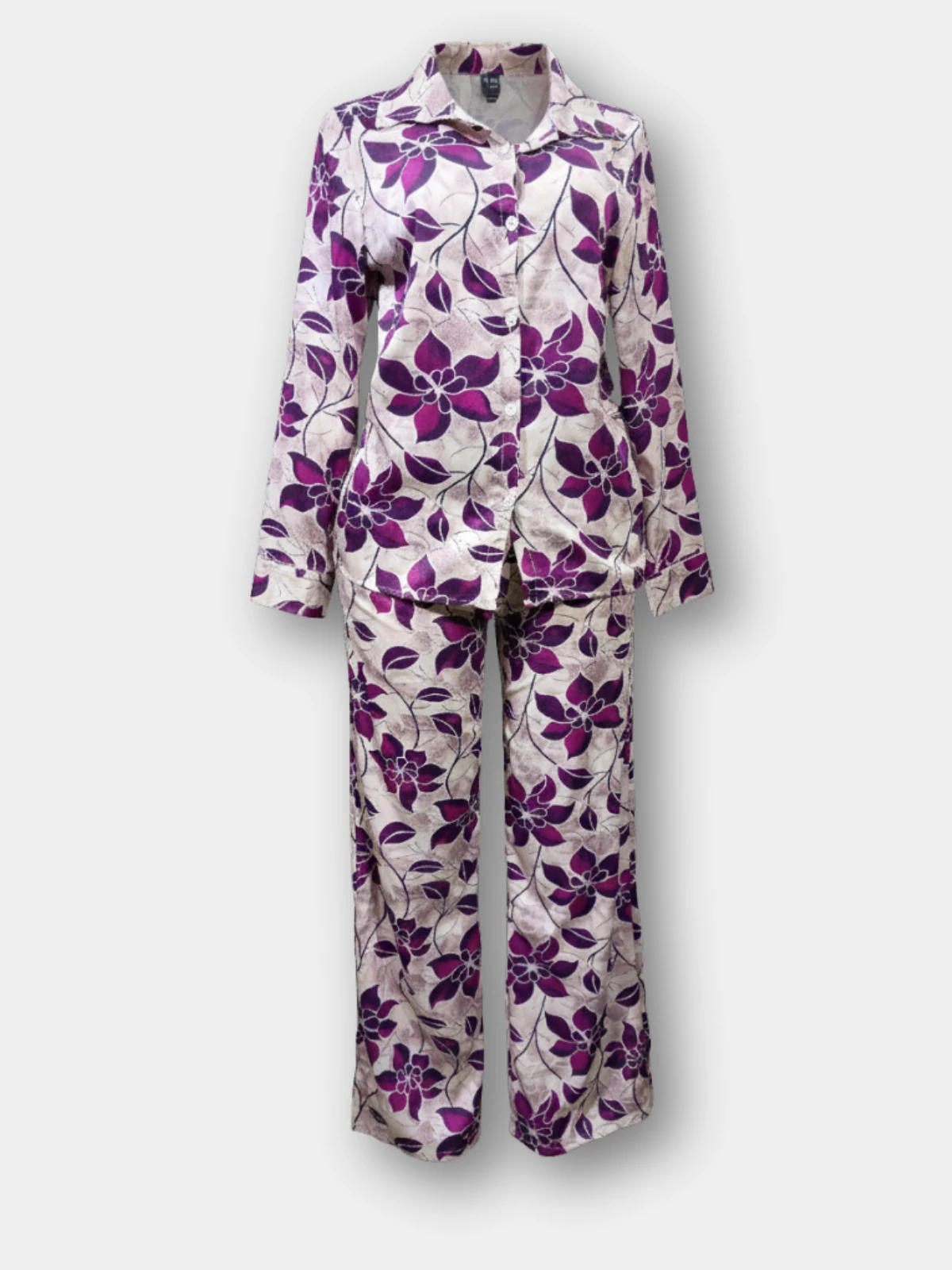 Purple Floral Pajamas
